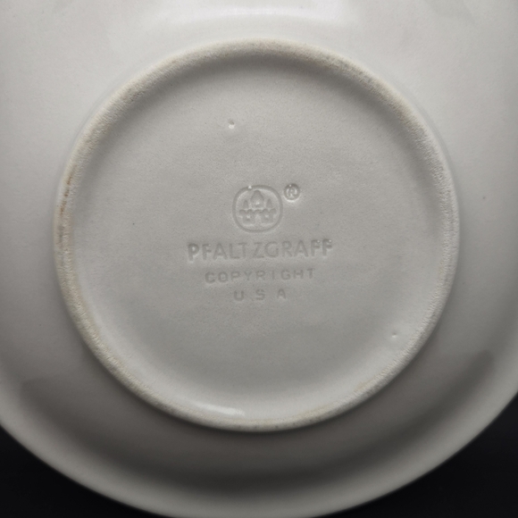 Pfaltzgraff Canyon Ridge-Brown, Olive & Blue Bands -Set of 2 Salad Plates-8" - Picture 5 of 6